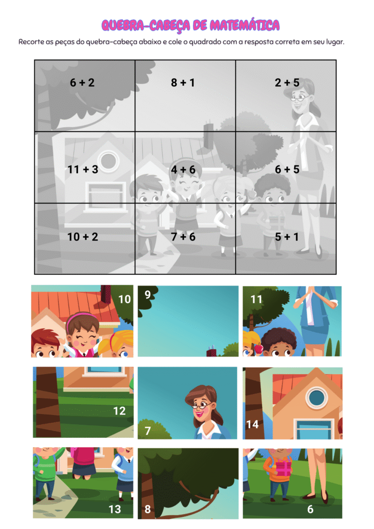 Cópia de BÔNUS - Quebra-cabeça de matemática